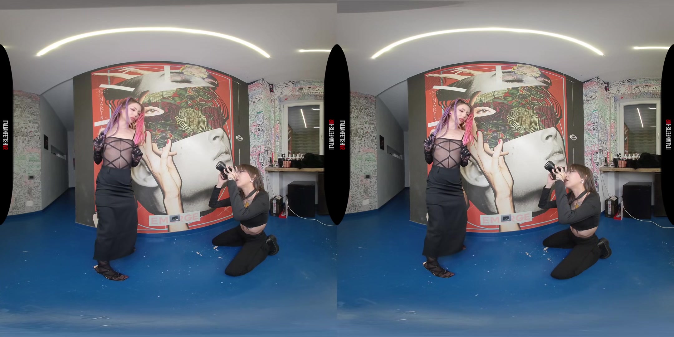 Lesbian Girlfriends Shooting - Italianfetishvr