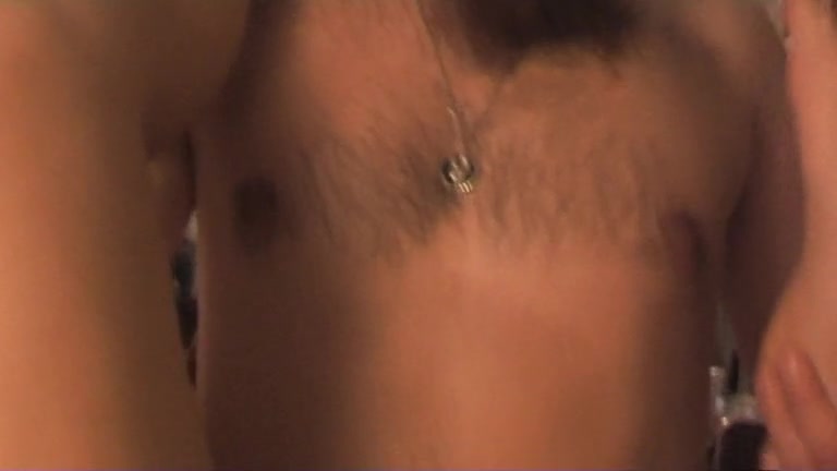 Chap fucking and jerking off cock over his cute dilettante girlfriend