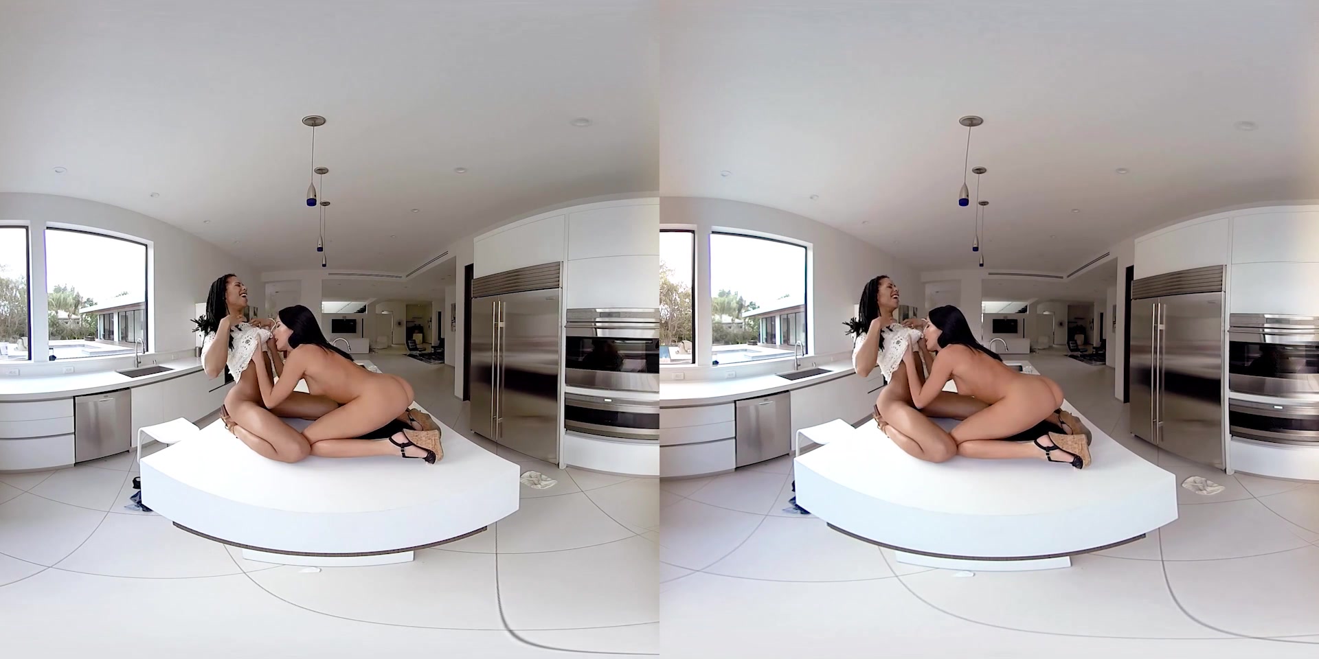Kira Noir Megan Rain in My Dirty Secret - VRBangers