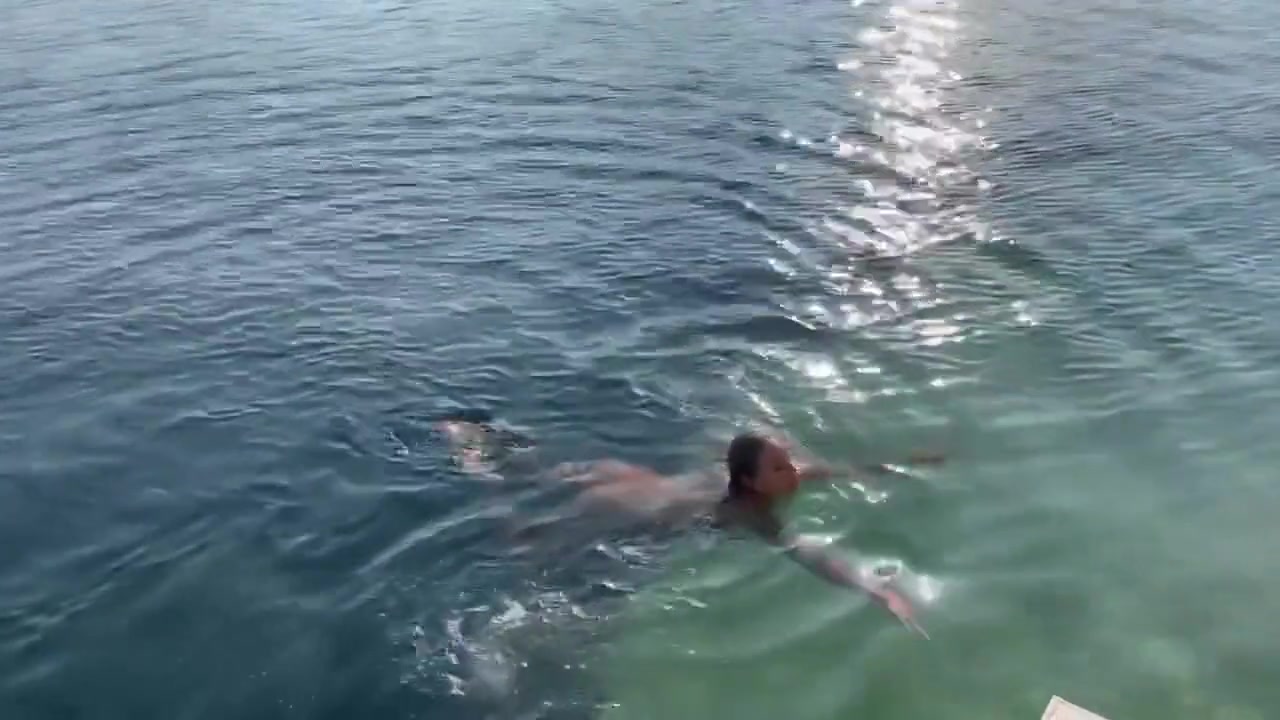 Monika Fox - Morning Swimming Naked In The Bay