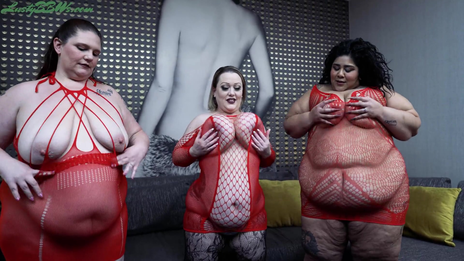 Three On E - Sex Movies Featuring Lusty Bbw