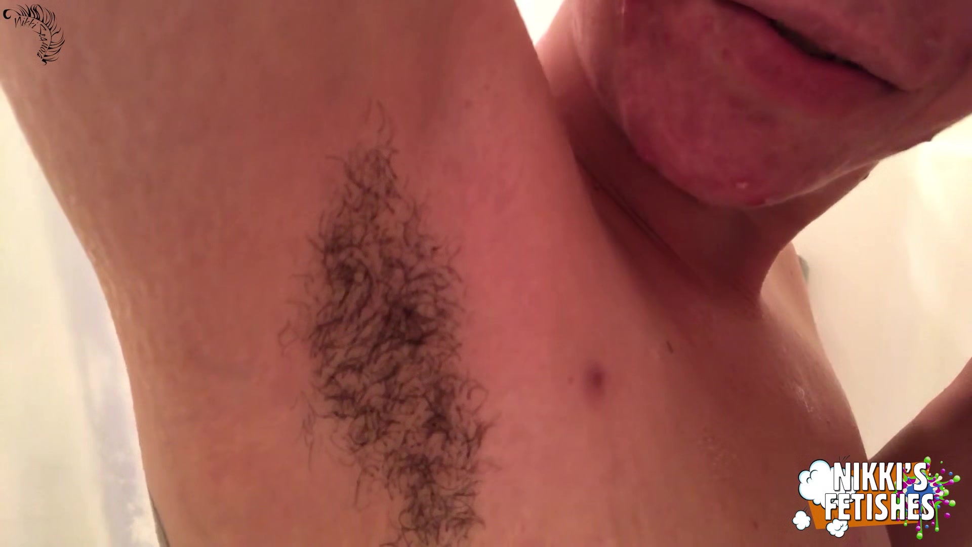 NIKKISFETISHES - Hot MILF Hairy Armpits in the Shower JOI