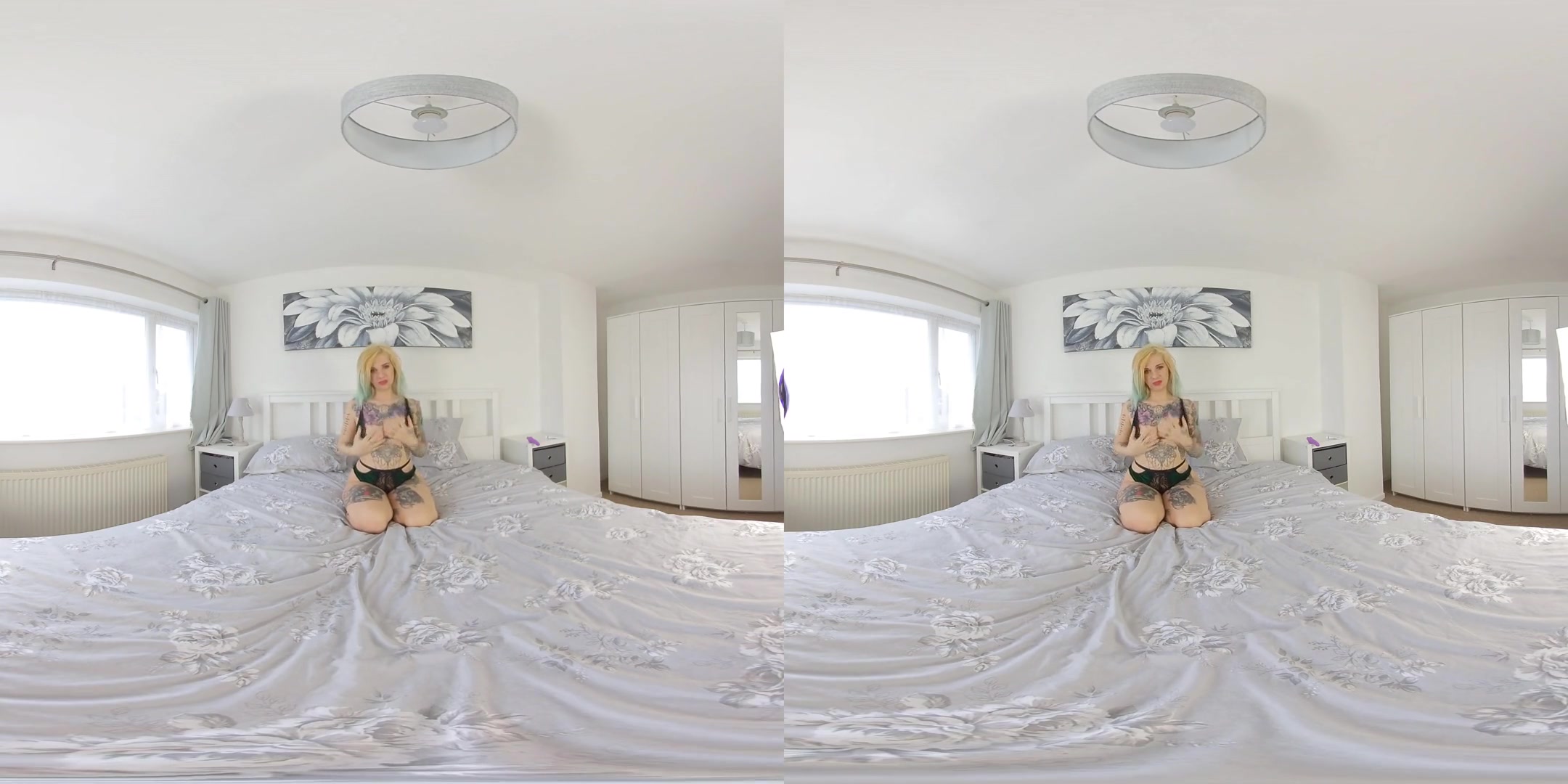 Tammy, Bedroom Antics - Tattoo Solo Model Toying