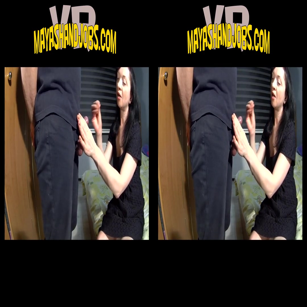 Maya in Thick Cock BJ And 2 Cumshots On My Legs - MayasHandjobsVR