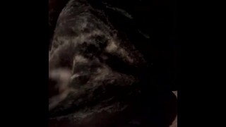 Washing my fat black pussy