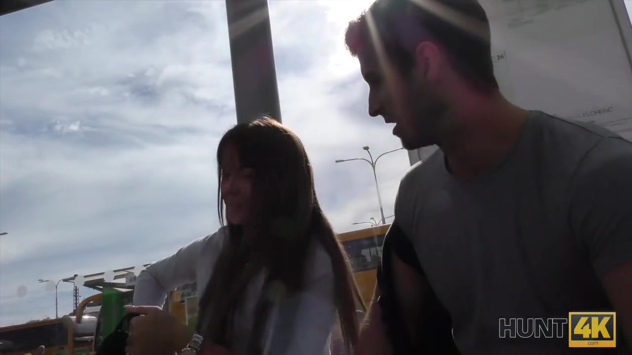 HUNT4K. Couple needs money for motel and chick decides to sell vagina