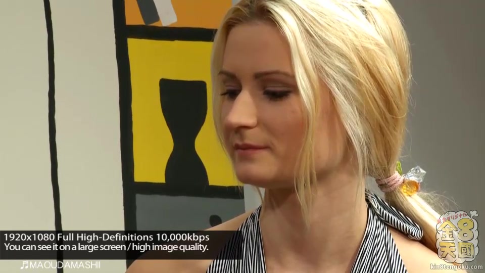 Interview With Sex The Blond Beautiful Girl Come To Interview From Europe - Michele - Kin8tengoku