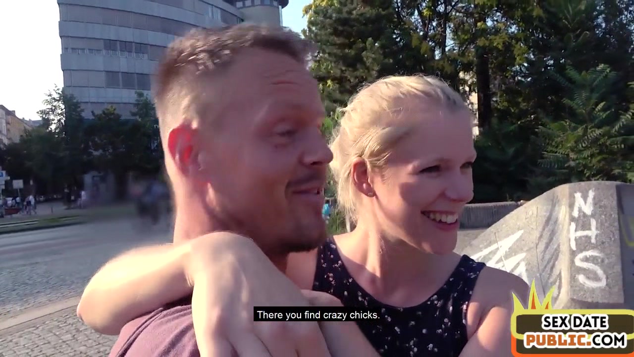 German sex date amateur babe public POV fucked outdoor