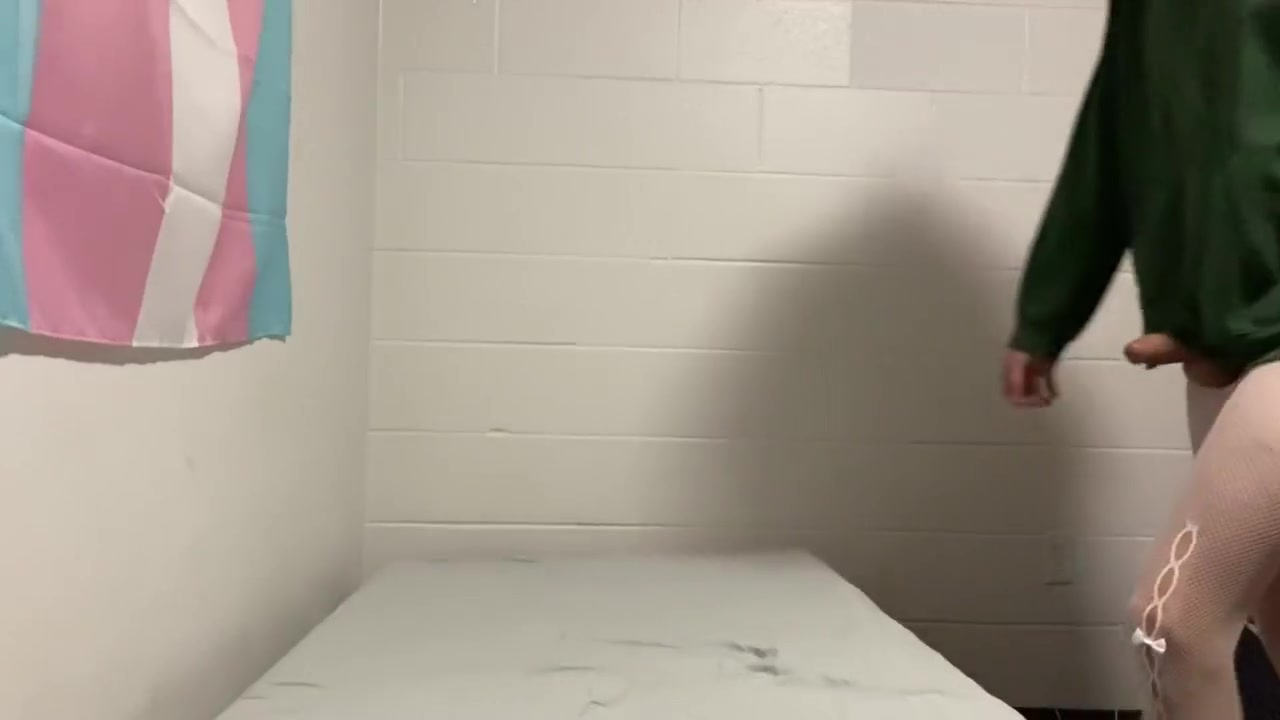 Curly Hair In Little Trans Slut Has A Big Surprise For You (self Facial)