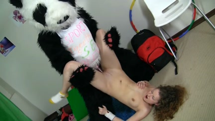 Sporty hawt legal age teenager 18+ bonks with humorous Panda
