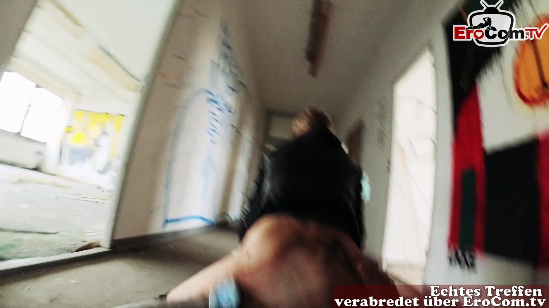 german real prostitute short hair milf at public pick up pov date with