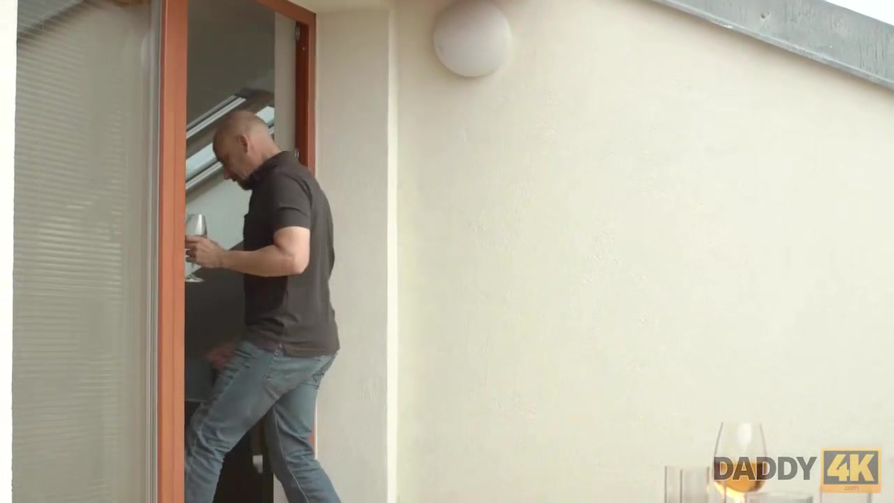 DADDY4K. Old man wants to see how his Step sons girlfriend Angel Piaff dances on pole