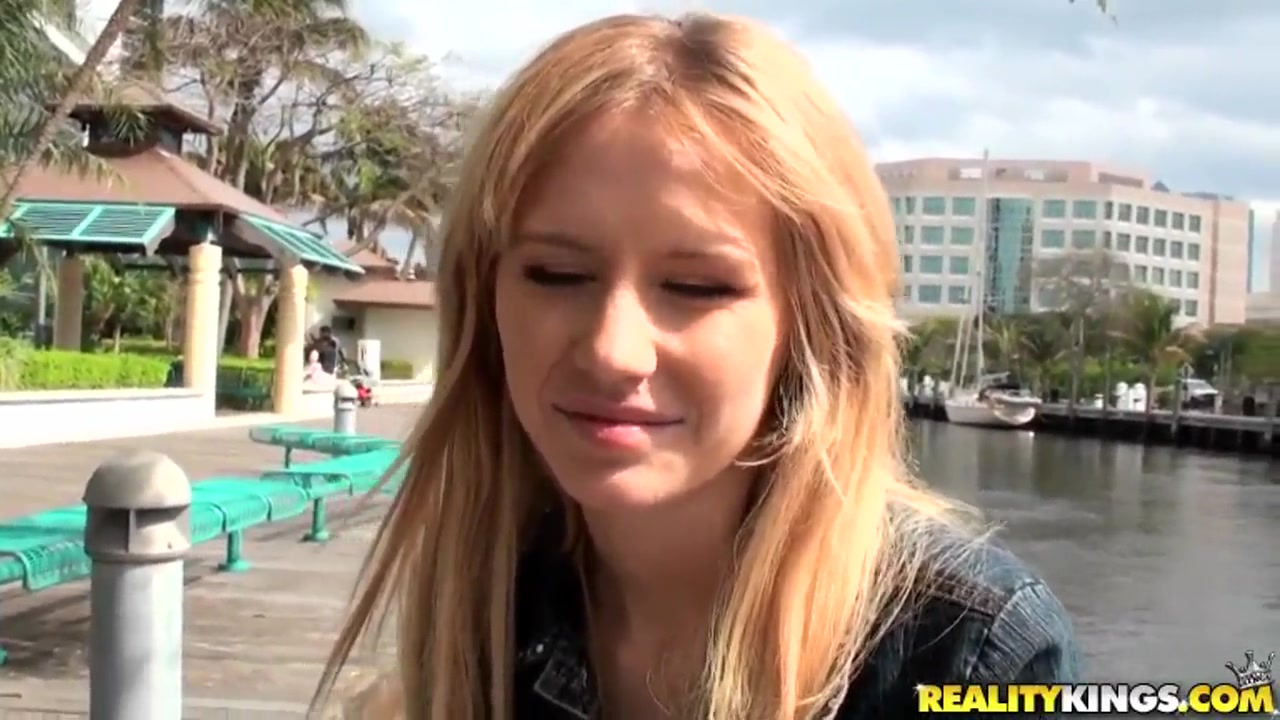 Josh records golden haired Kelly Klass while stripping