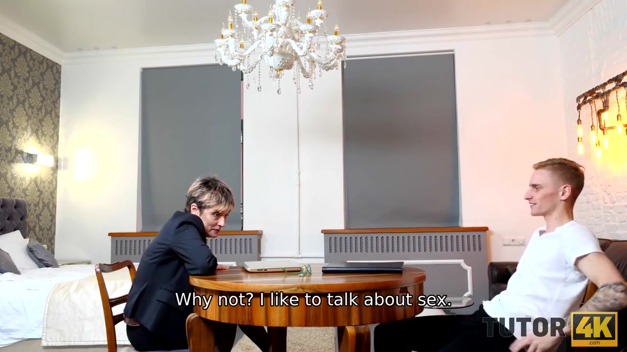 Smart Boy Finds Way To Lure Strict Mature Tutor Into Hot Sex