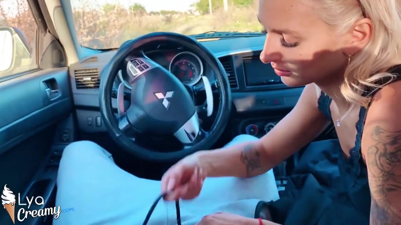 Sexy Blonde Suck Huge Cock And Jerk Off Public - Cum In Mouth