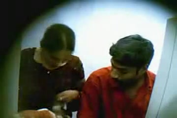 Panjabi couple fucks in standing position on