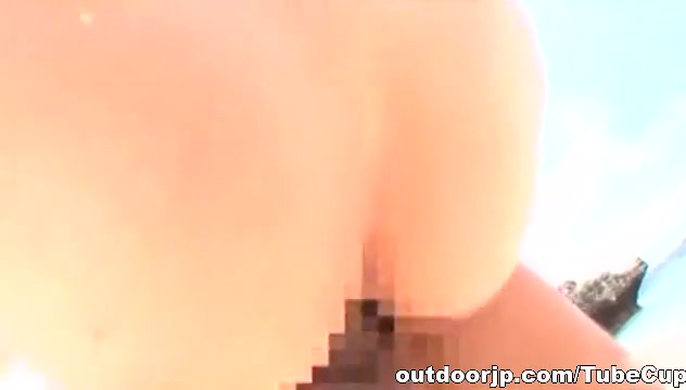 teen 18+ Japanese AV Model gets into a headfuck on the beach