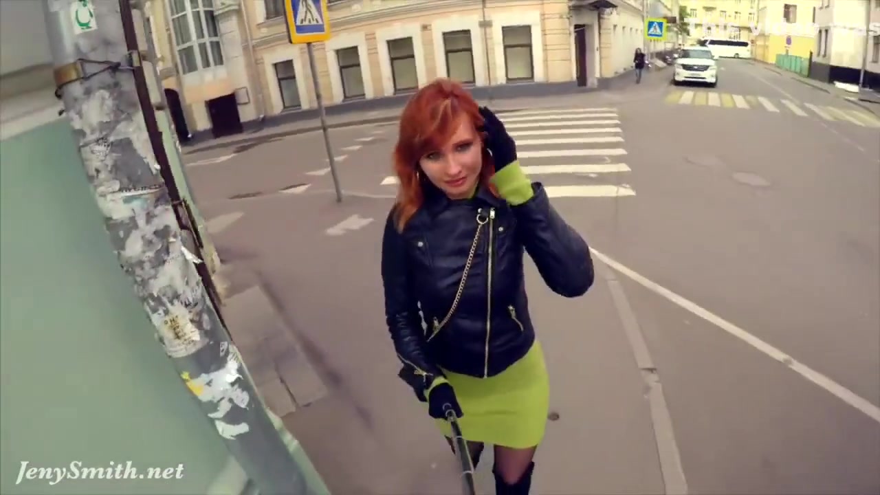 Public Nudity On The Road - Jeny Smith