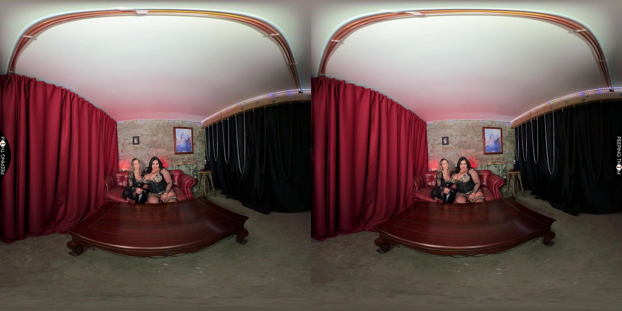 Mia and Aveena - Lesbian Domination - PeepingThom