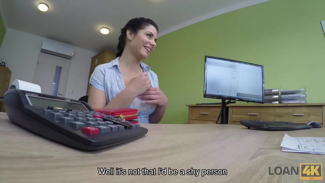 LOAN4K. All-natural hottie needs money so why she spreads legs