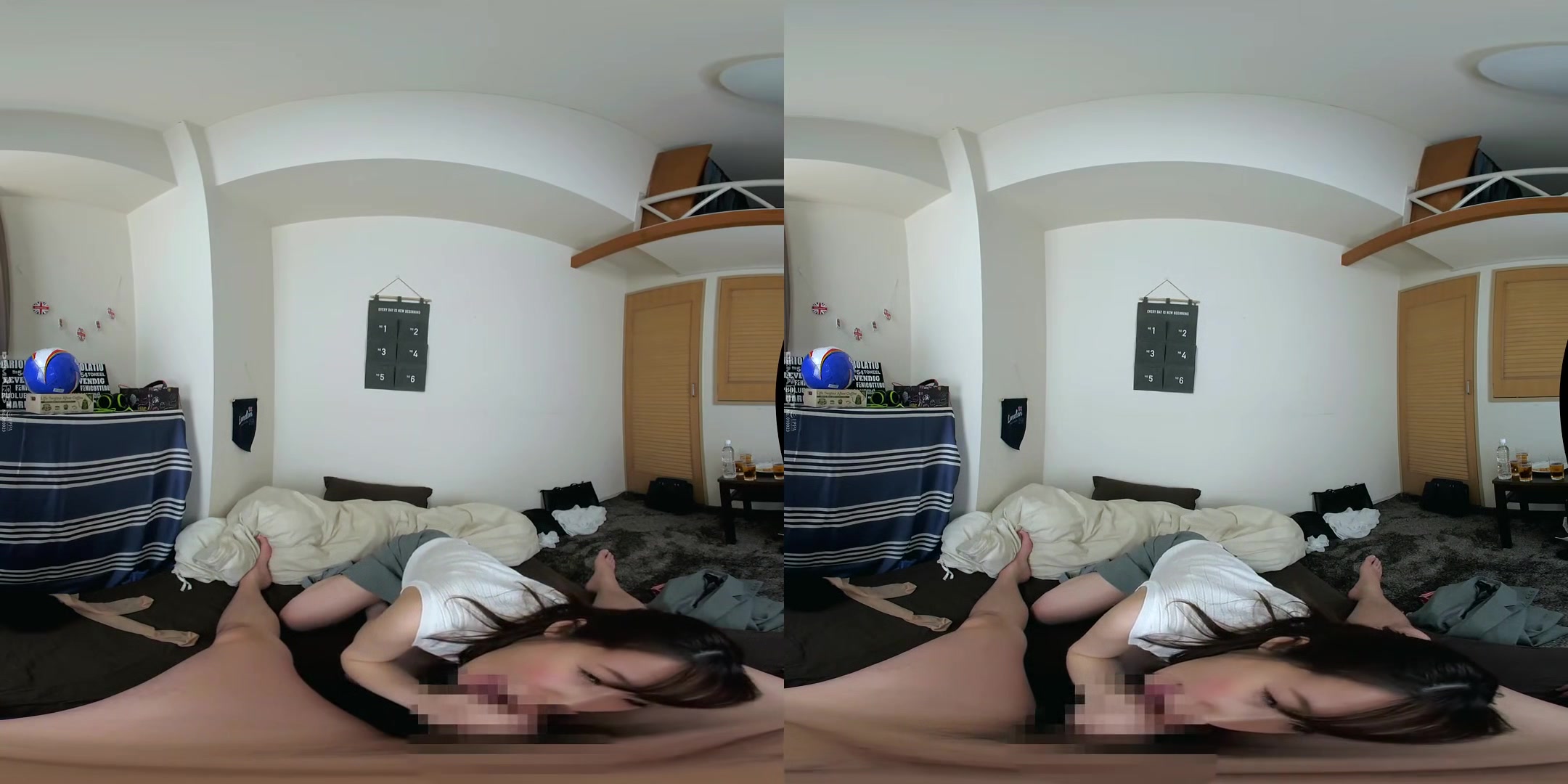 Sex in the Loft: The Party at Home Leads to Coworkers Fucking; Cute and Busty Japanese Coworker Sex Party