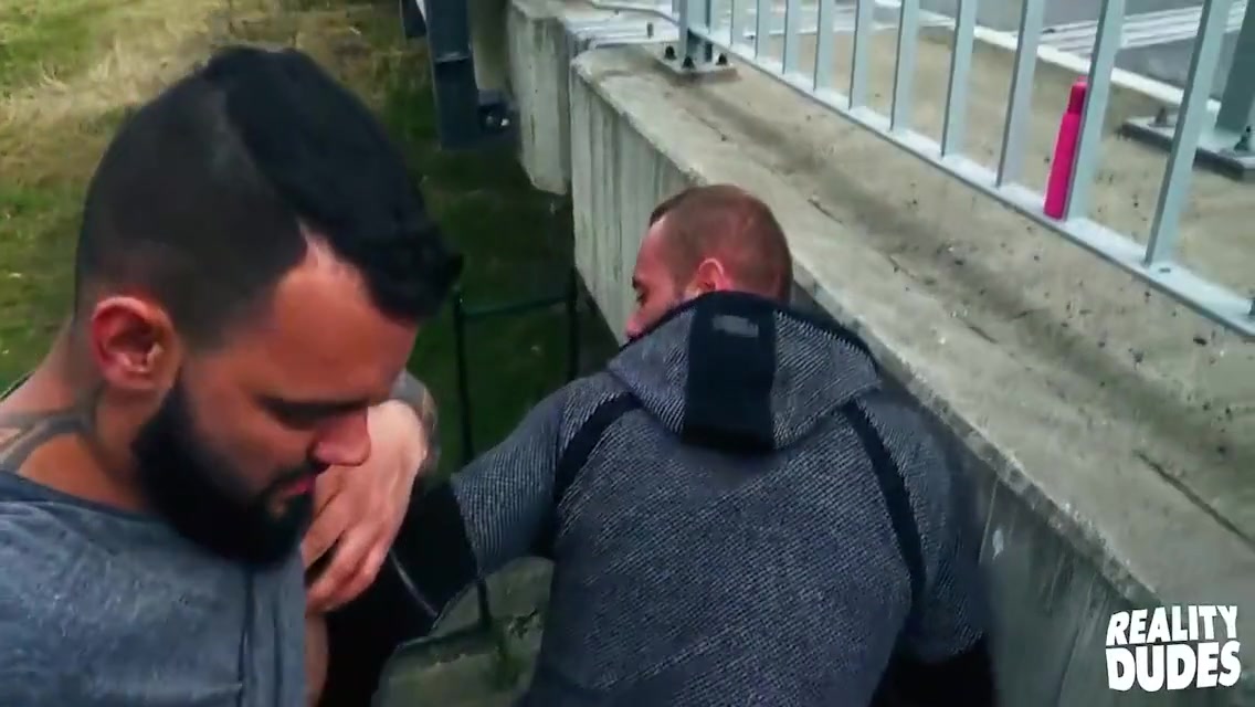 Jerome & Marty Take Their Time To Pleasure Each Other Next To A Public Road 6 Min