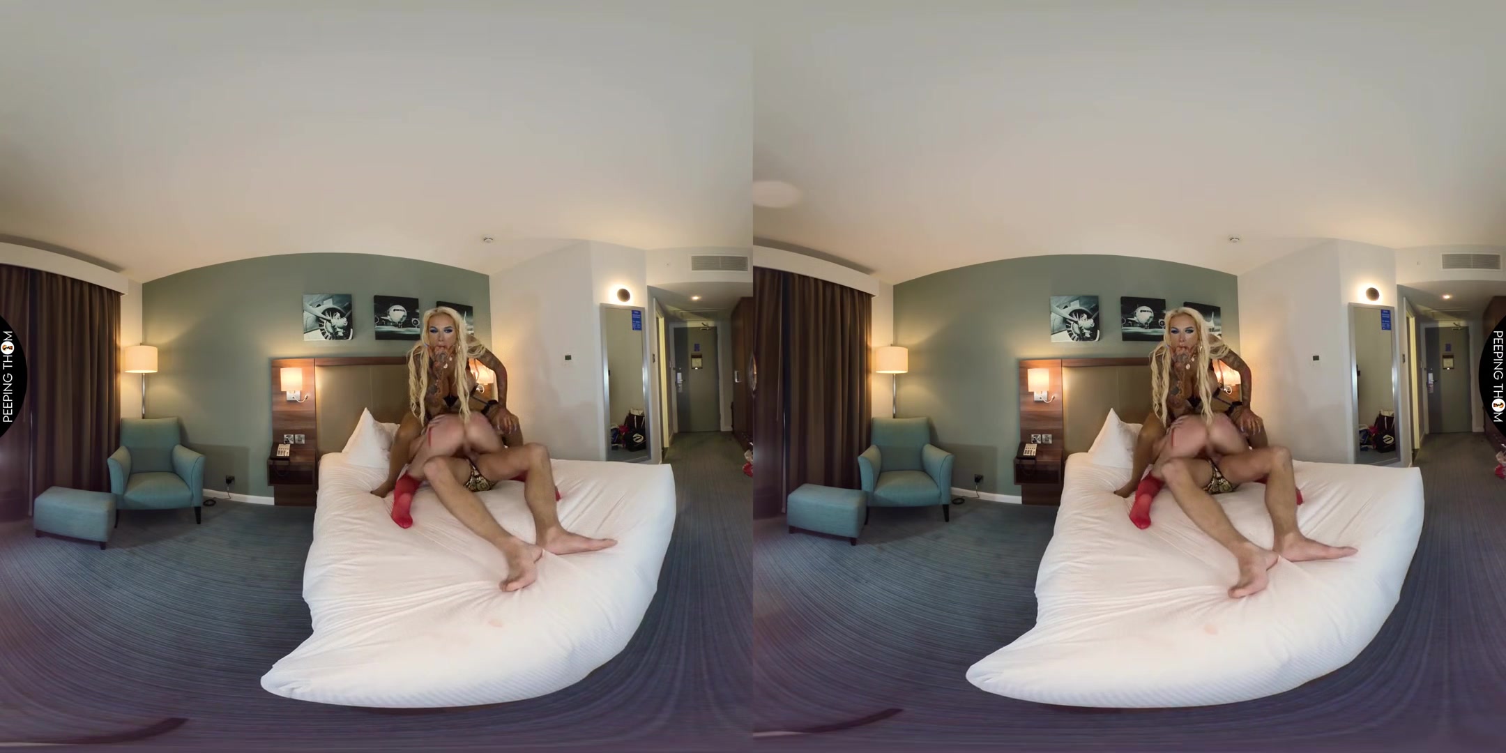 Sophie Anderson and Paige Florence - Filthy Spit Sluts; 3D Porn MFF Threesome VR