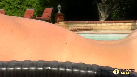 SheDoesAnal - Poolside Anal Sex With MILF India Summer