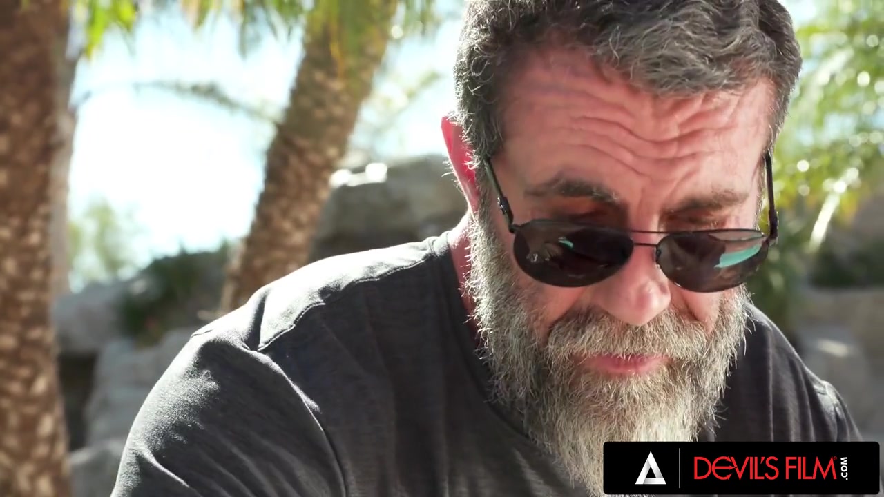 Devils Film In Lucky Old Man Tastes And Fucks Aria Valencias Sexy Tight Pussy