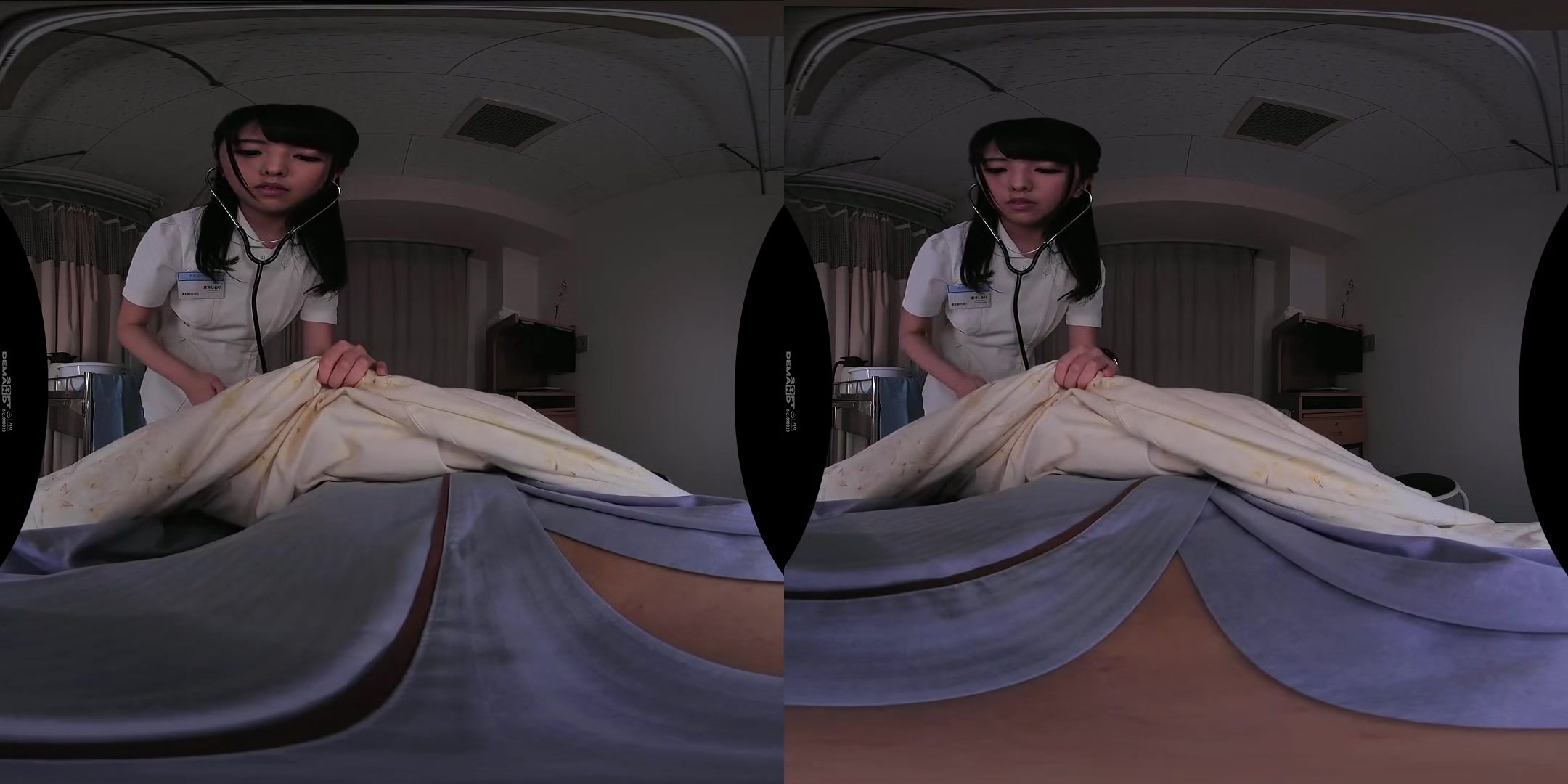 The Nurse in White Caught You Masturbating; Japanese Nurse Fetish POV