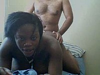 Black girl taking some hard dick at