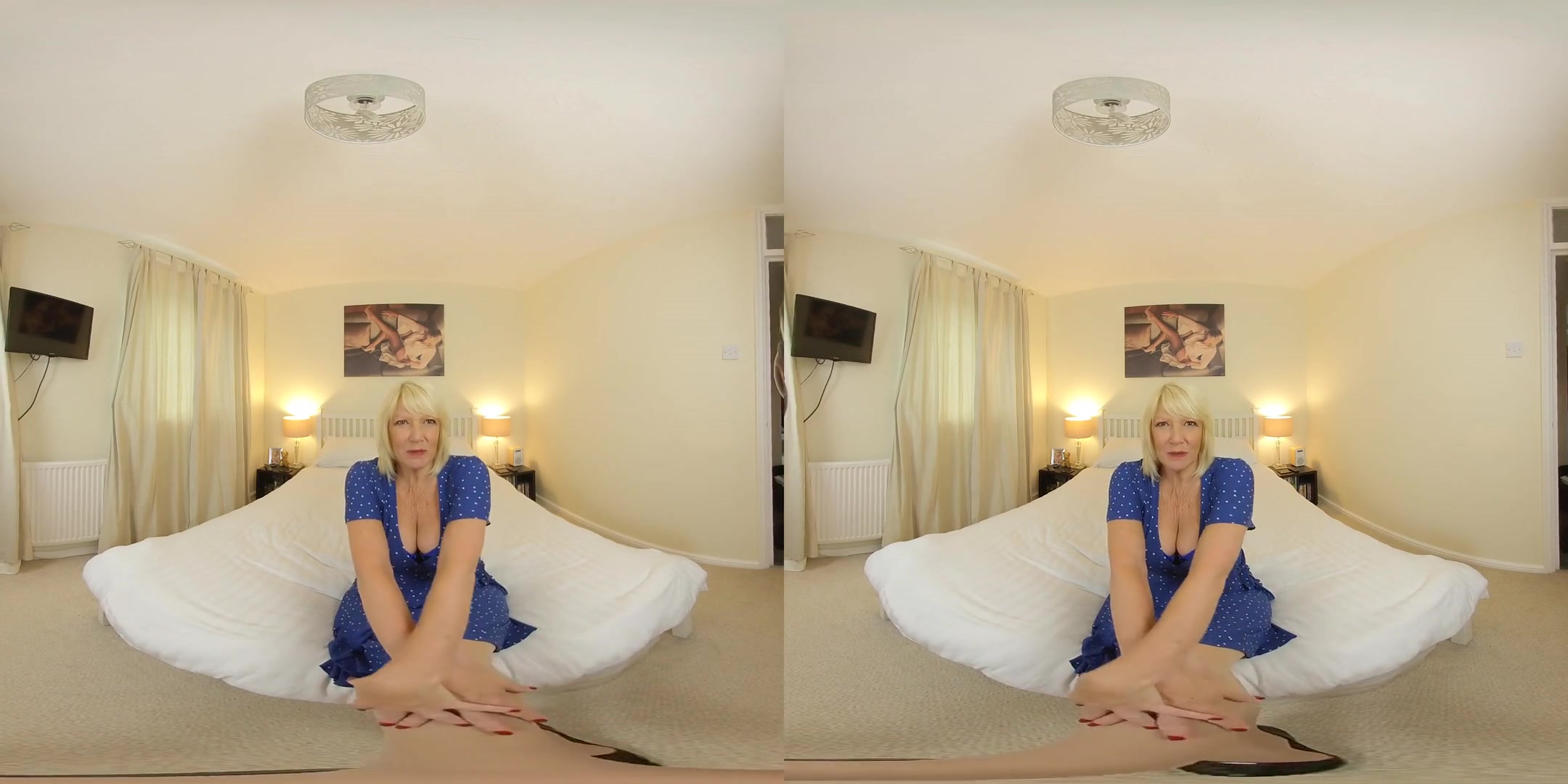 Milf Amy, Solo Fun - Big Tit Blonde MILF - SexLikeReal