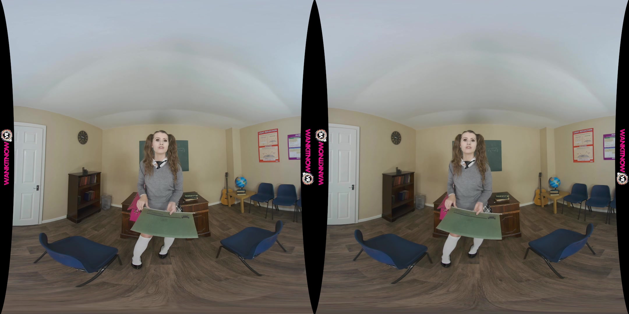 Tight College Pussy featuring Brook Logan - WankitNowVR
