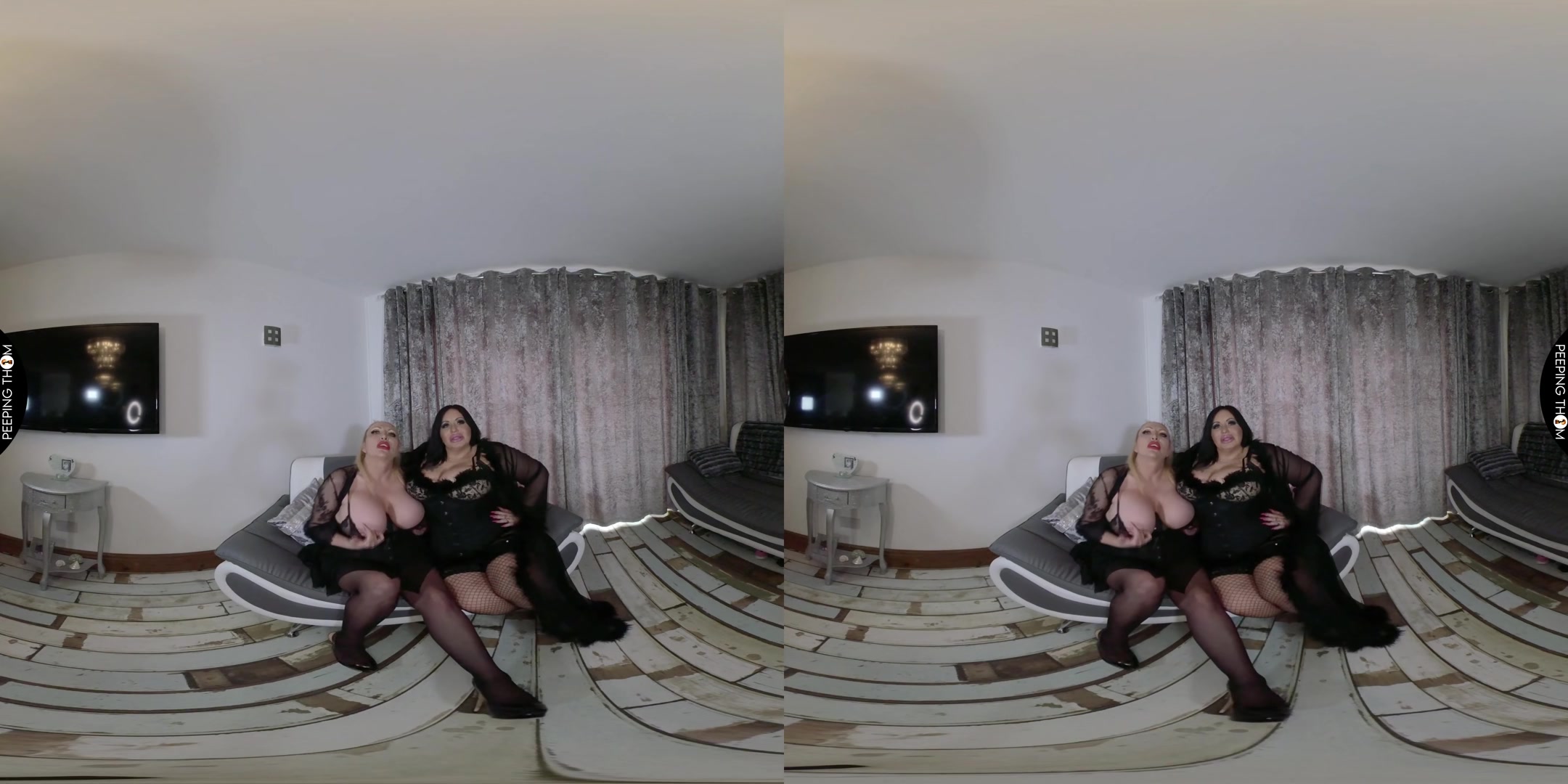 Lesbian JOI - PeepingThom