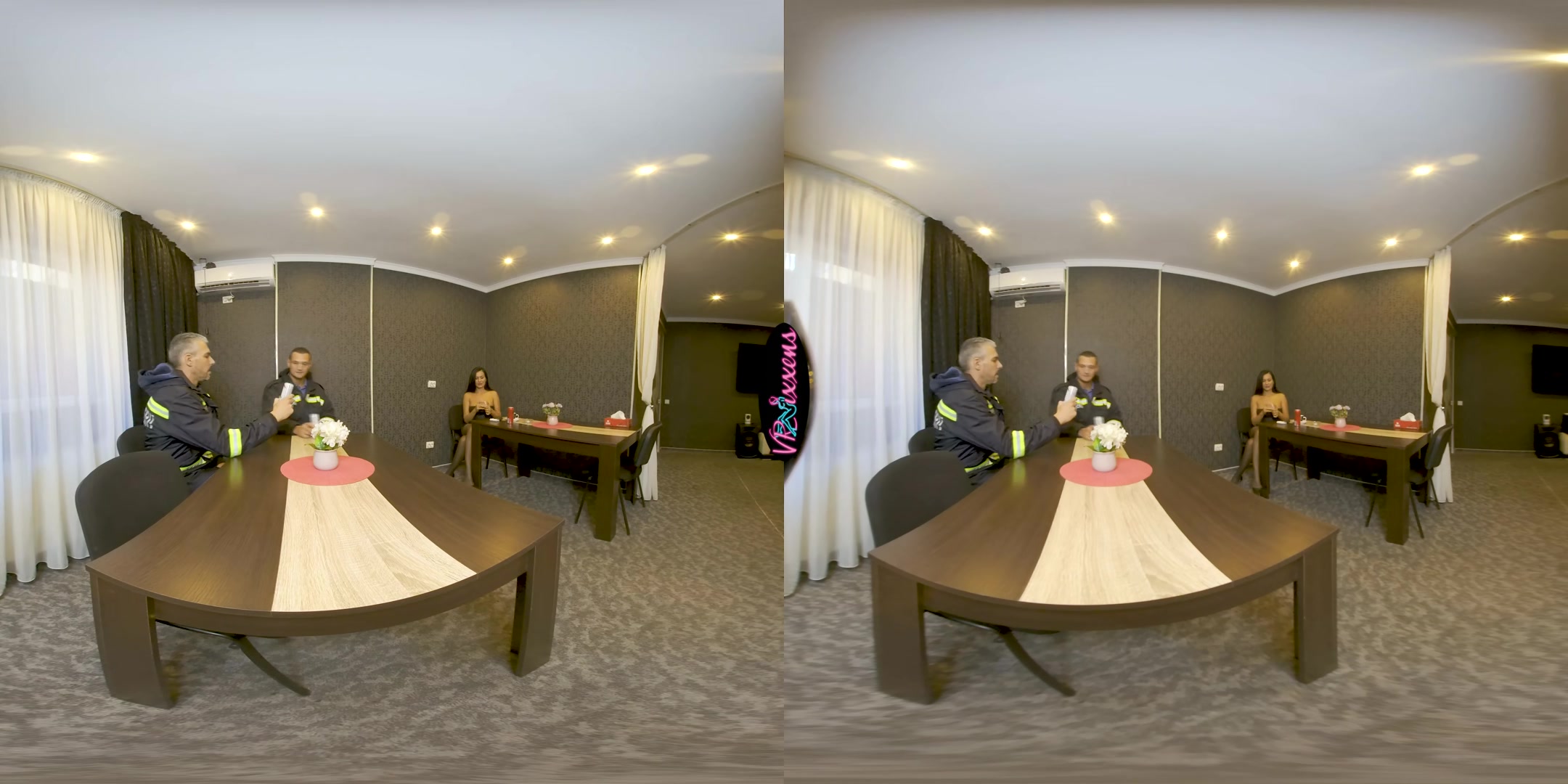 Milf On Fire & Two Firemen - VRixxens