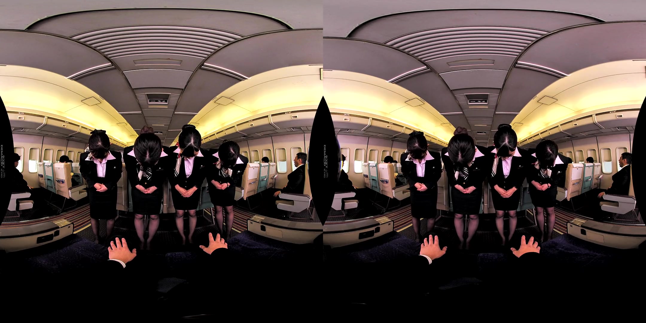 In-Flight Pussy Straddling VR 1 - Asian Uniform Public Sex