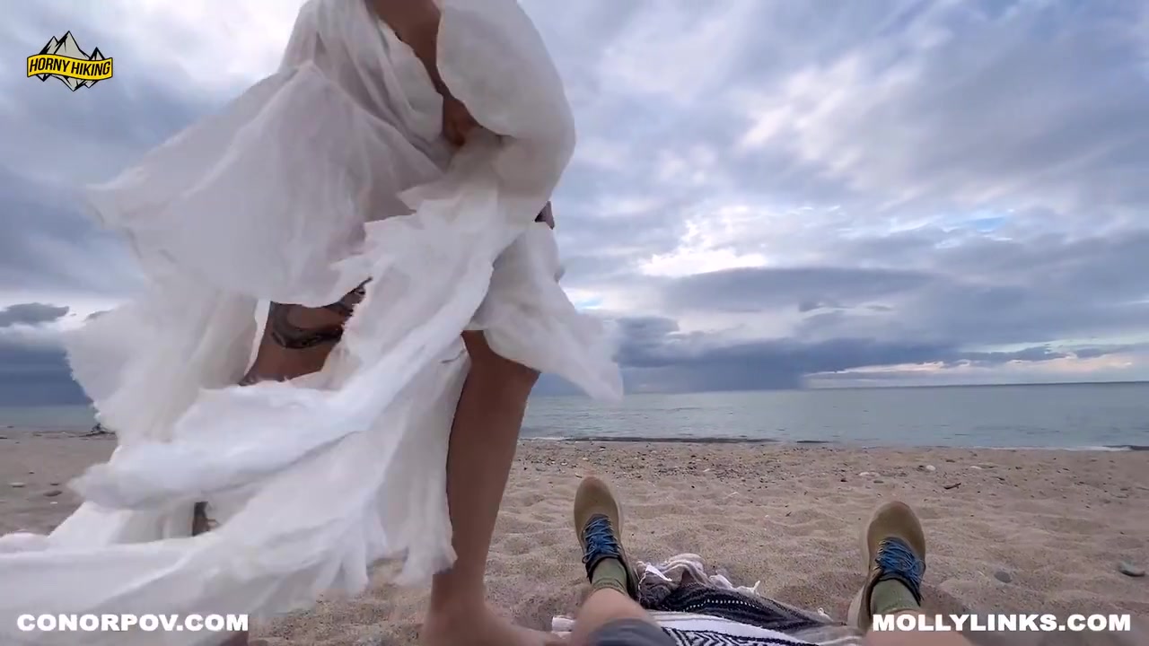 Hot Couple Fuck On A Public Beach And Almost Get Caught!