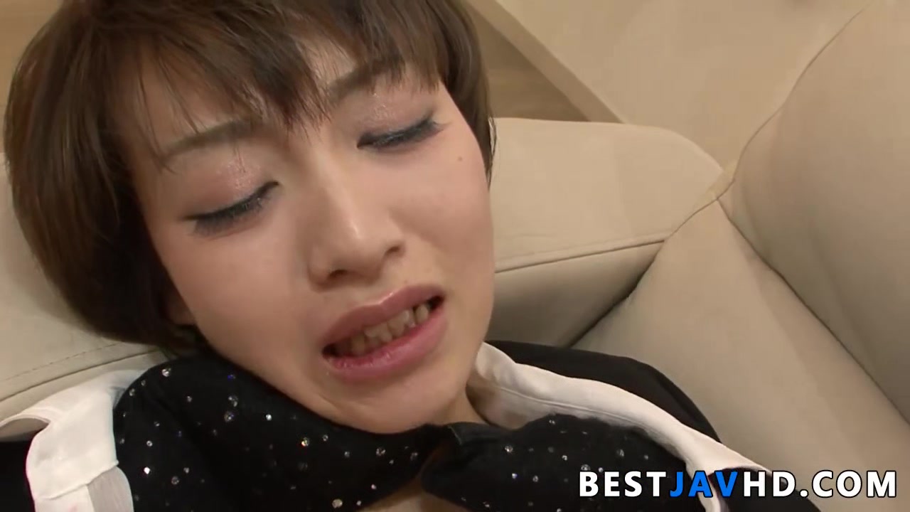 Once these boys had their palms on Akina Hara, they couldn't wait to stick their spears in her - beautiful