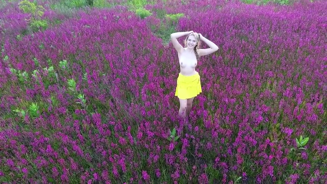 19yo Braided Nymph Nova Gets Fully Naked Outdoors!