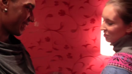 Hotty sucks for cash in a restaurant