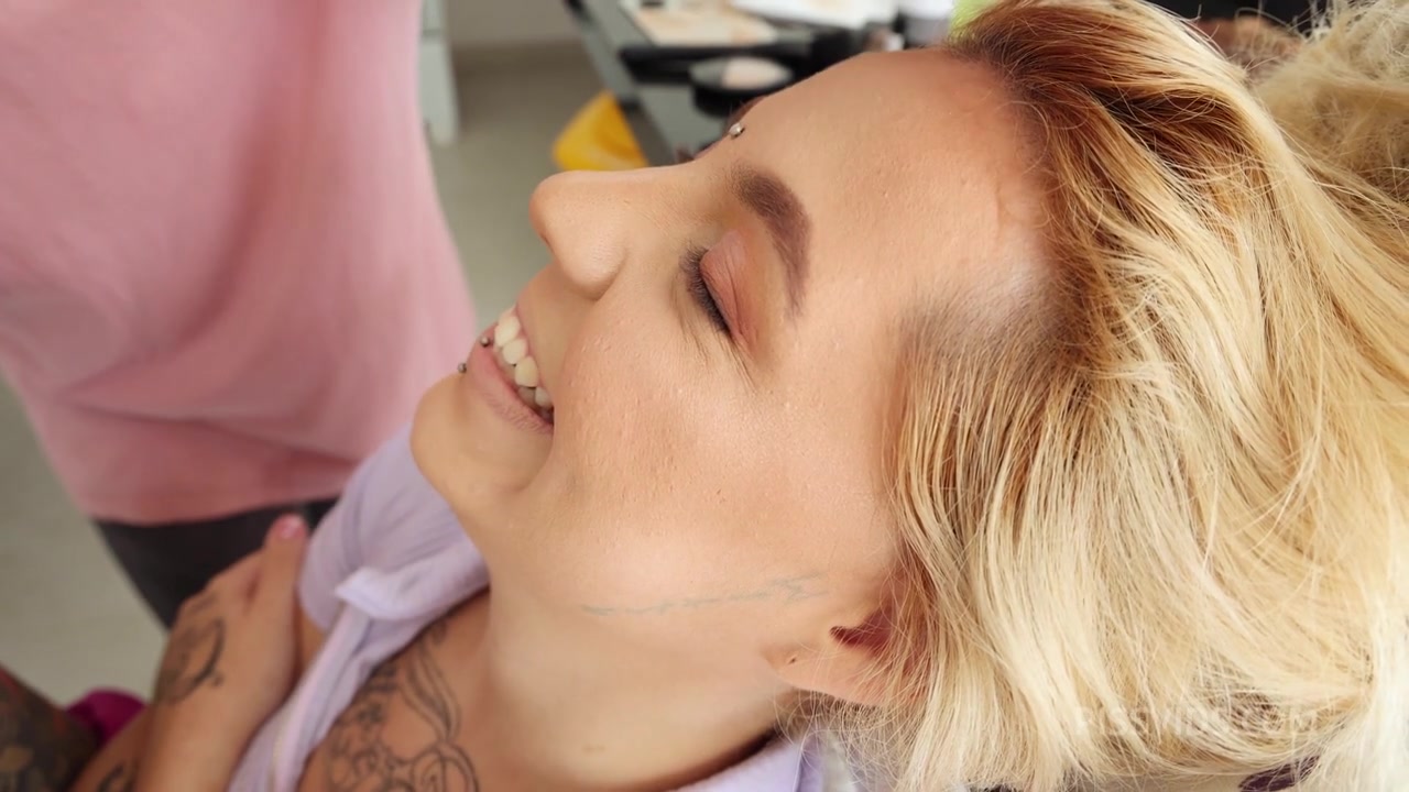 Bts and second camera shots from Natasha Rios and Kyra Sex (DAP Pee Wet version ) - PissVids