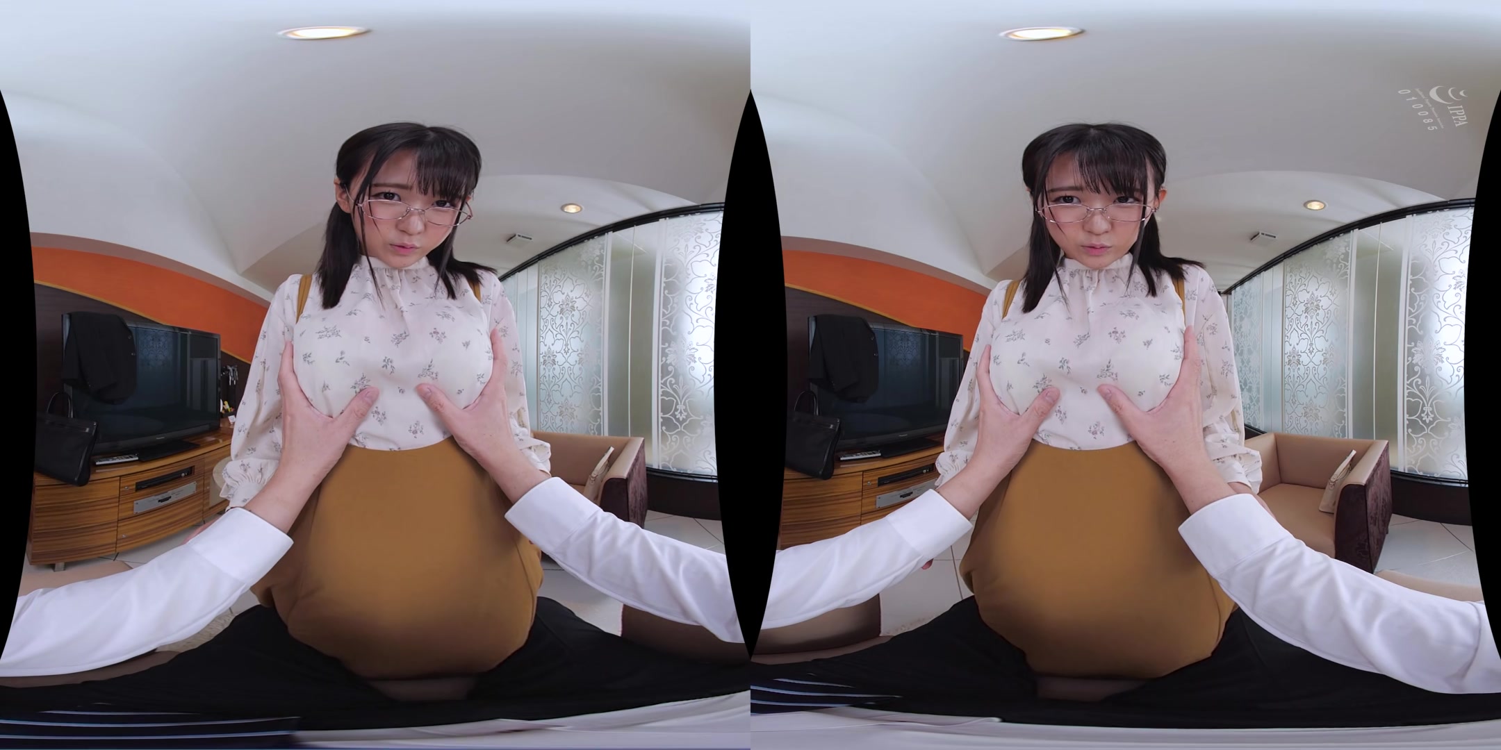 Tomoko Kamisaka - I Didn't See it Coming Because She was So Serious - But Those Huge Tits Kept Me Cumming - TMAVR