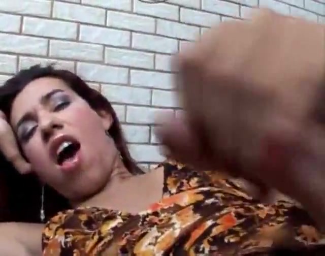 Exciting jerking off from TS tart in lingerie