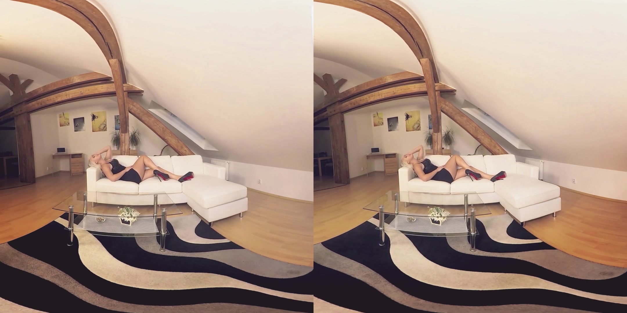 Naomi Nevena in Blonde Bombshell Gets Naked After a Party - BravoModelsMedia