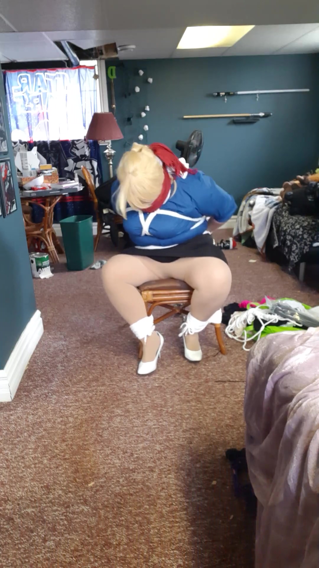 Secretary Tied To Chair Trapped