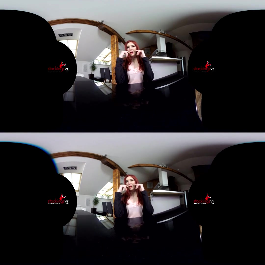 Kattie Gold in Under My Desk Katy Gold - StockingsVR
