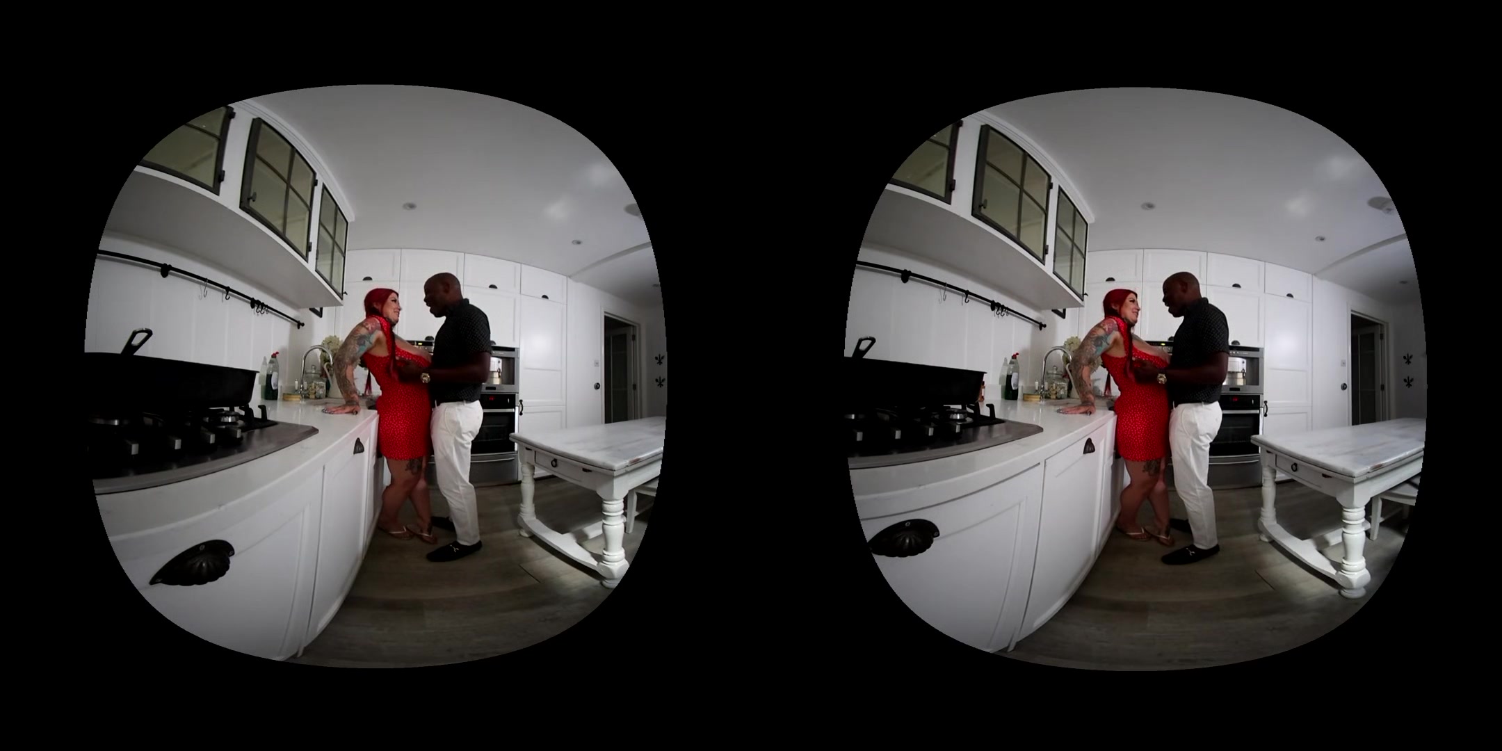 Sabien Demonia Fets Fucked In The Kitchen By BBC