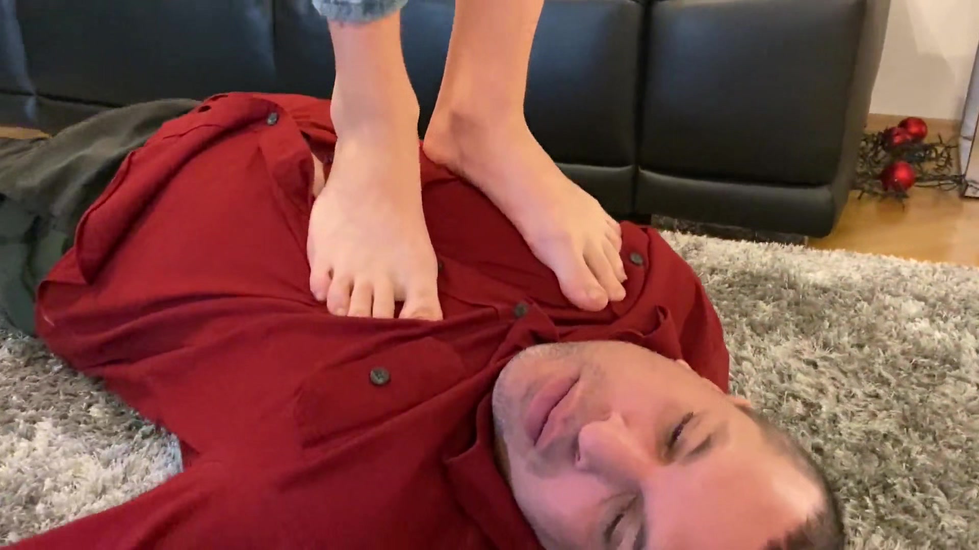 Master k stinky feet licking