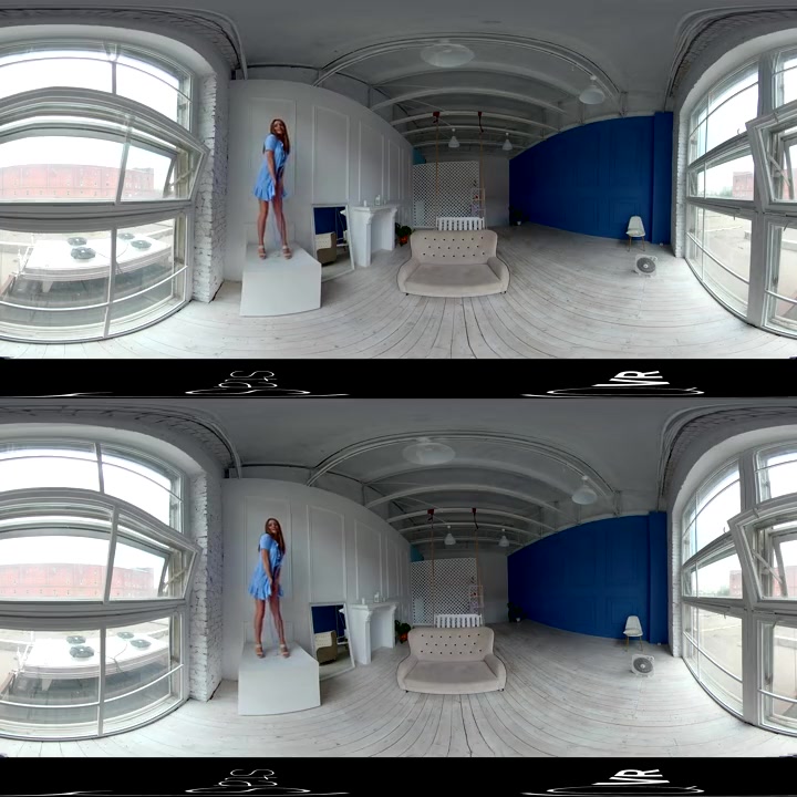 VR porn - Red Hair, Blue Dress 360º - StasyQVR