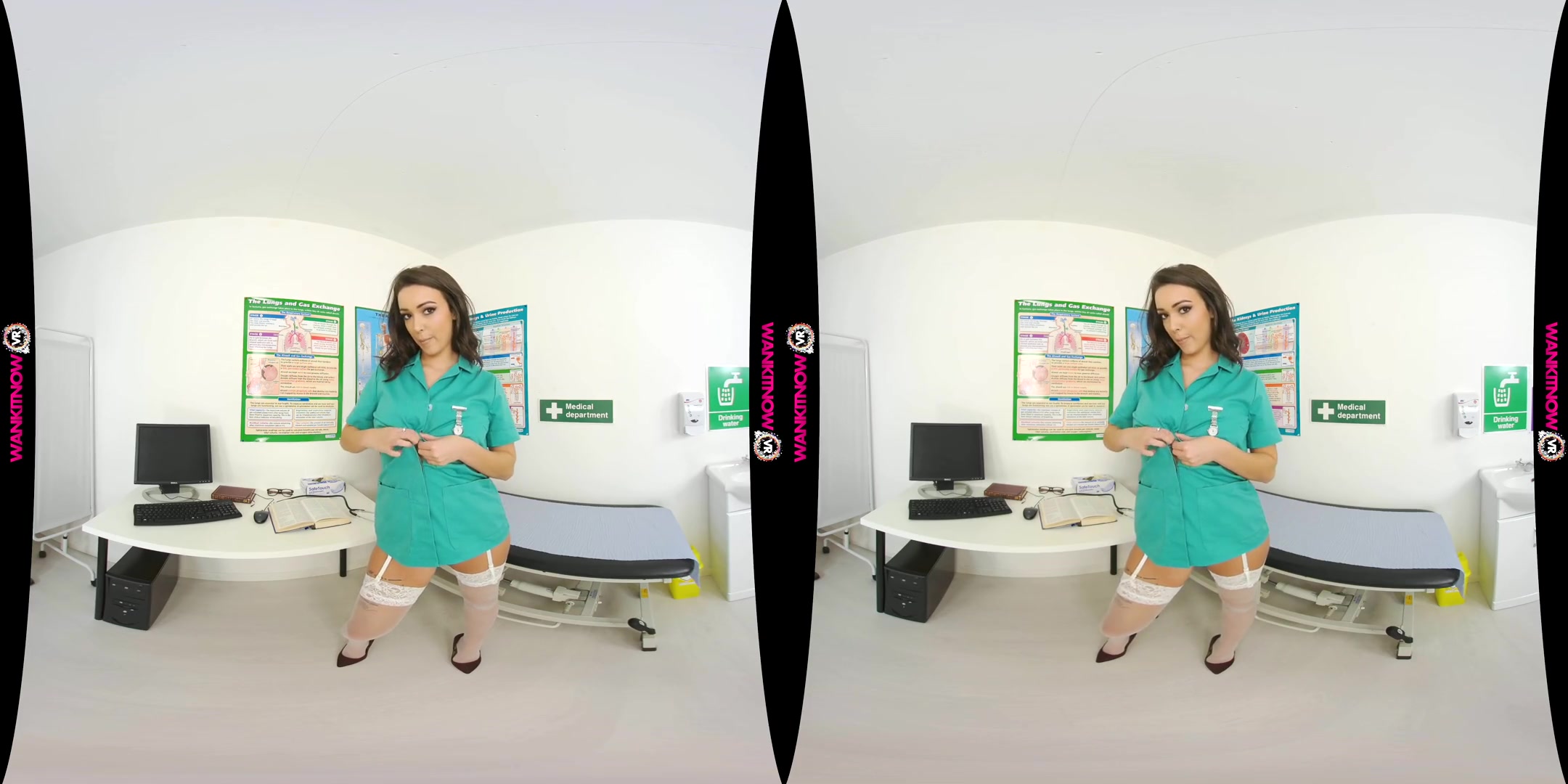 Jerk Off Instructions - Big Tit British Brunette Solo JOI
